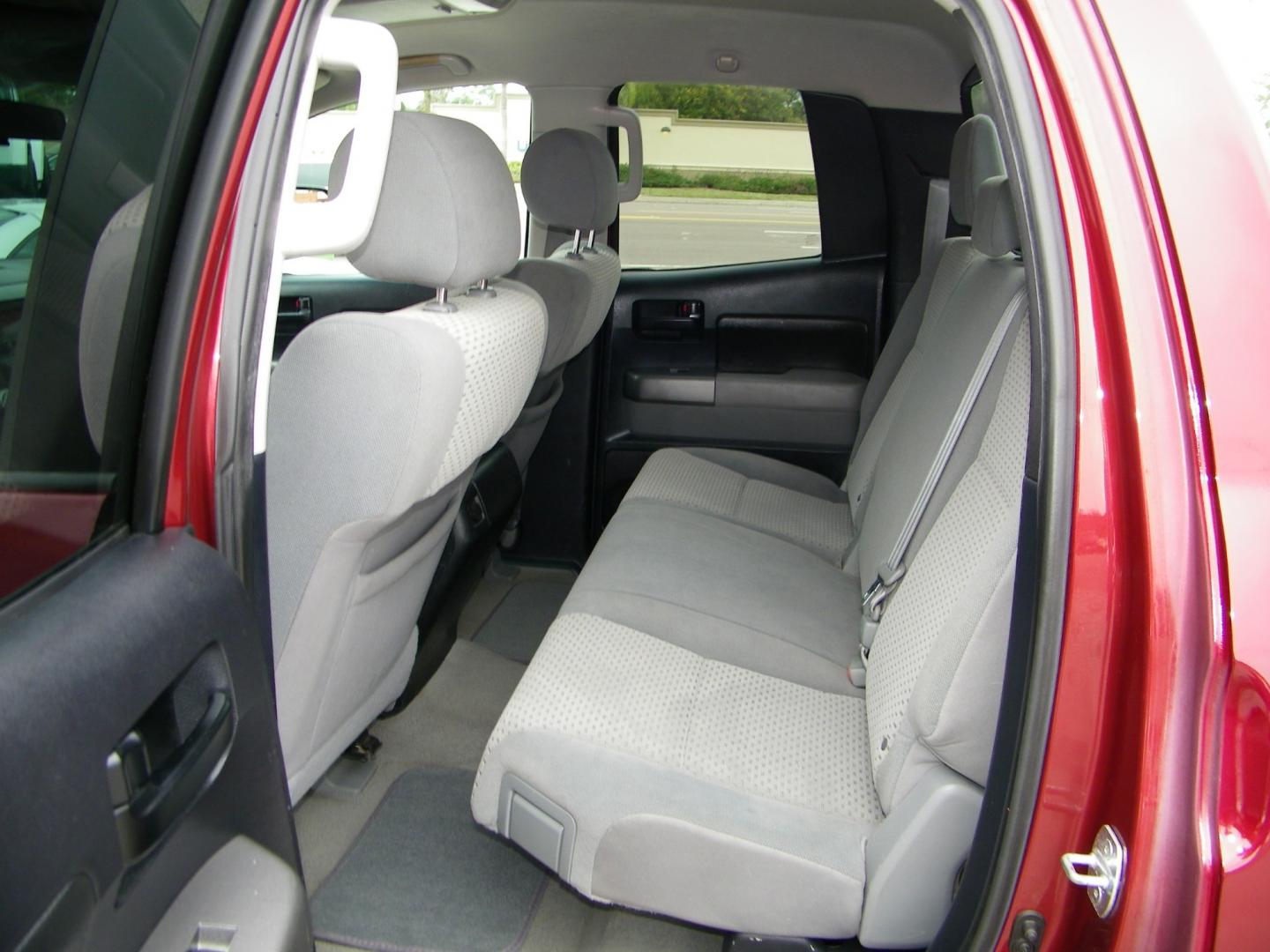 2010 Maroon /Gray Toyota Tundra SR5 Double Cab 4.6L 2WD (5TFRM5F14AX) with an 4.6L V8 DOHC 32V engine, 5-Speed Automatic Overdrive transmission, located at 4000 Bee Ridge Road, Sarasota, FL, 34233, (941) 926-0300, 27.298664, -82.489151 - Photo#10